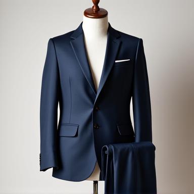 Navy blue executive suit